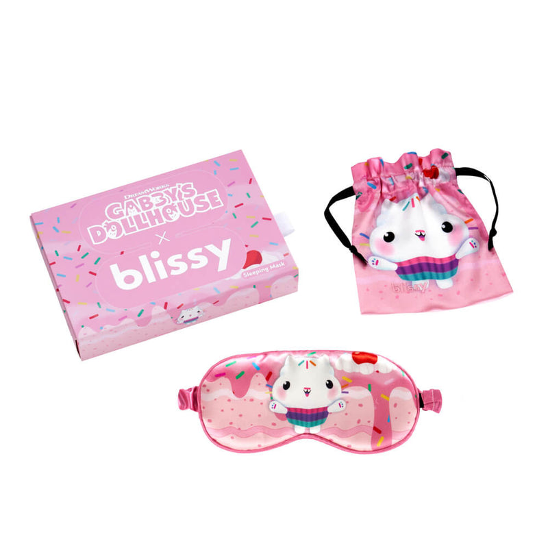 Blissy Gabby'S Dollhouse Junior Sleep Mask – 22 Momme Mulberry Silk, 100% Silk