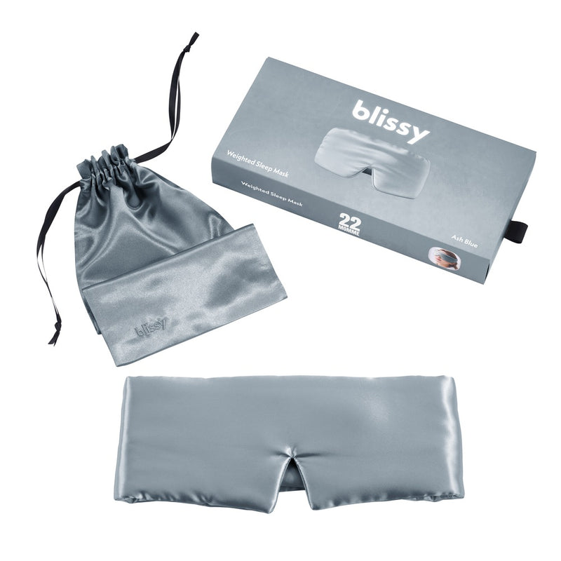 Sleep Mask - Ash Blue - Weighted