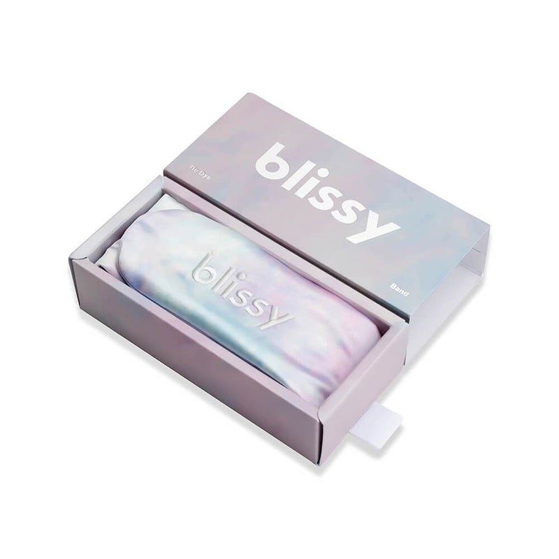 Blissy Tie-Dye Blissy Beauty Band – 22 Momme Mulberry Silk, 100% Silk