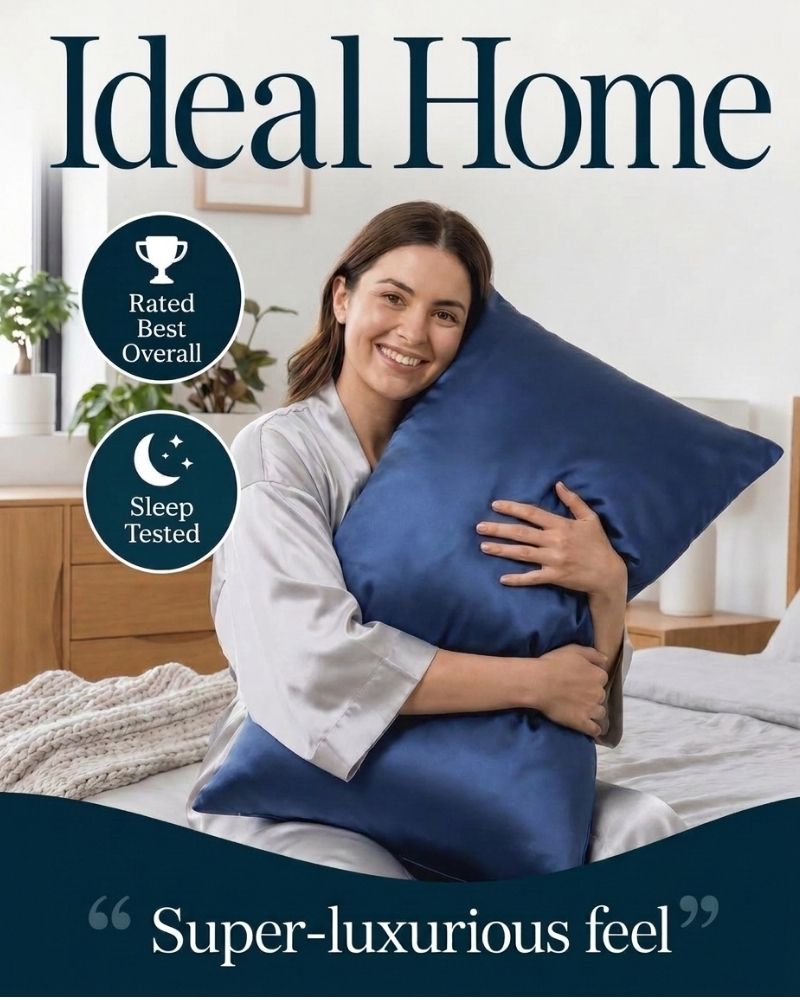 Ideal Home Ranks Blissy #1 in Silk Pillowcase Test