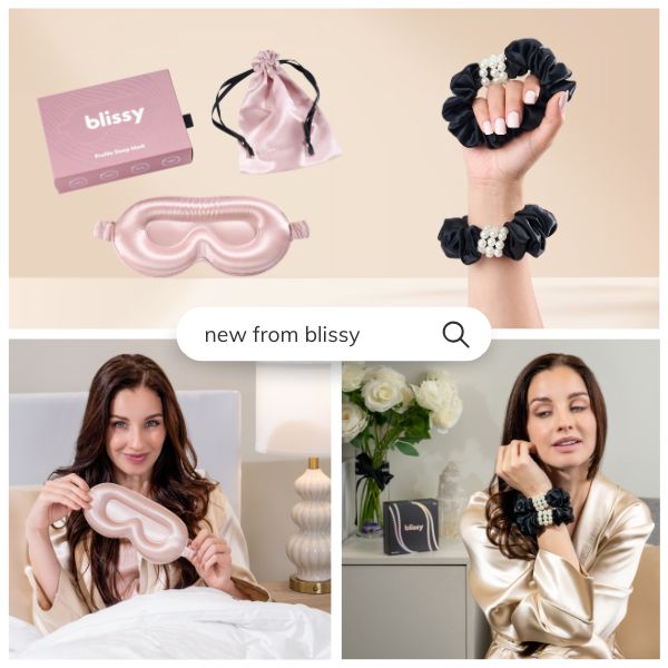 Introducing the Profile Sleep Mask and Petite Pearl Scrunchies