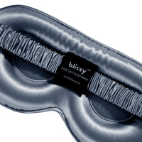 Blissy Mulberry Silk Sleep Mask – Ash Blue