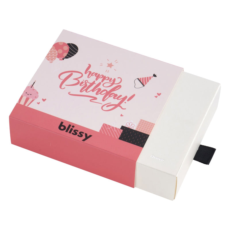 Blissy Happy Birthday Gift Sleeve Silk Blissy Detail –