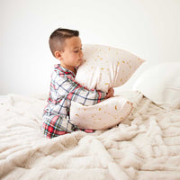 Blissy Pink Galaxy Silk Pillowcase Detail – Queen