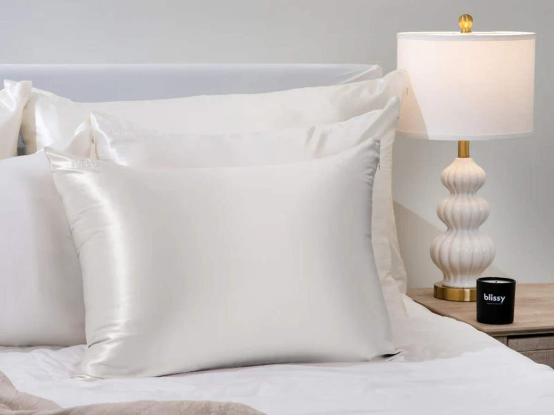 Blissy brand — premium mulberry silk pillowcases and sleep products