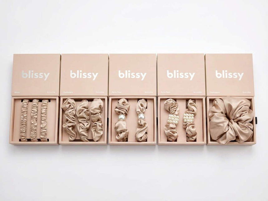 Blissy mulberry silk scrunchies