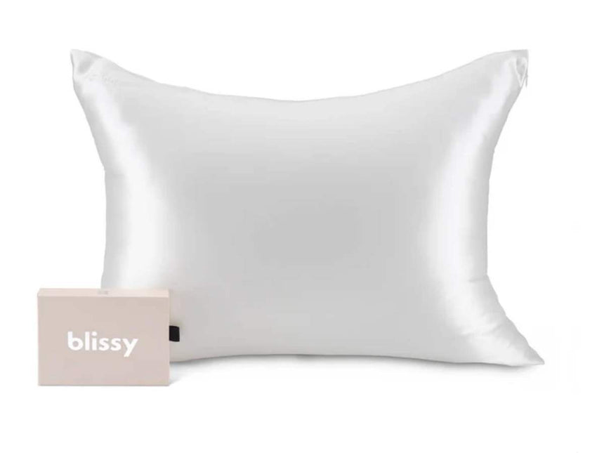 Blissy mulberry silk pillowcase in white