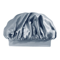 Ash Blue Mulberry Silk Blissy Halo Bonnet – Blissy