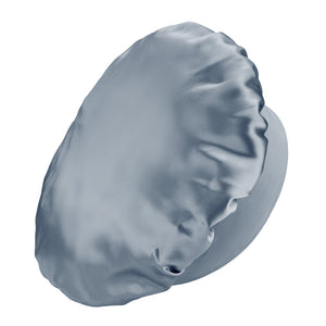 Blissy Ash Blue Blissy Halo Bonnet Lifestyle – Mulberry Silk