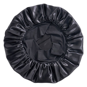 Blissy Mulberry Silk Blissy Halo Bonnet – Black