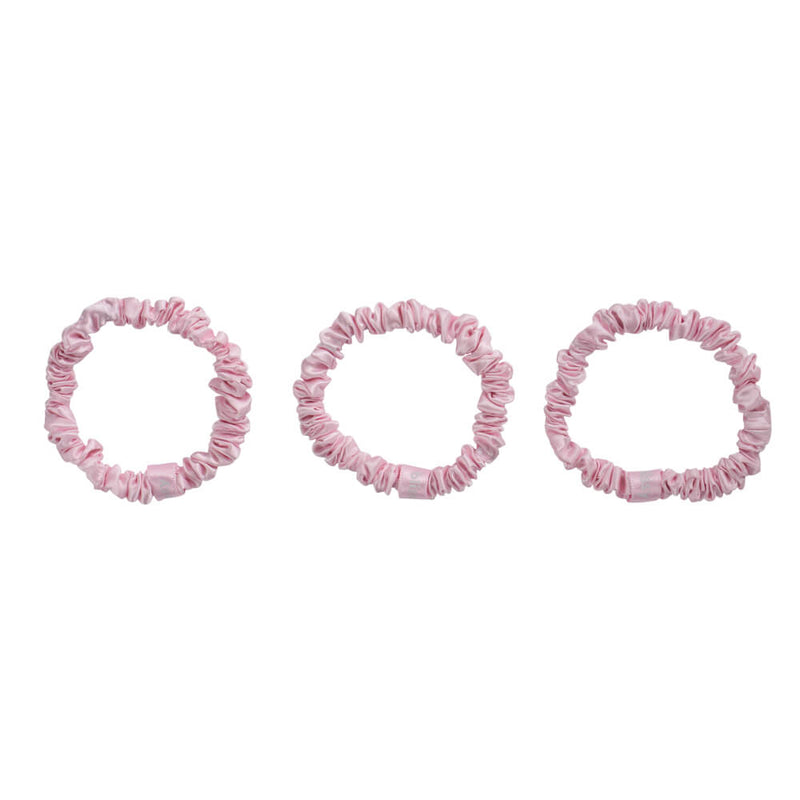 Blissy Blush Blissy Skinny Scrunchies Lifestyle – Mulberry Silk