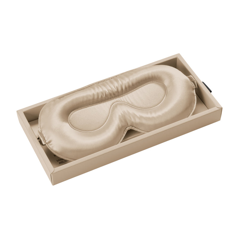 Champagne Mulberry Silk Sleep Mask – Blissy