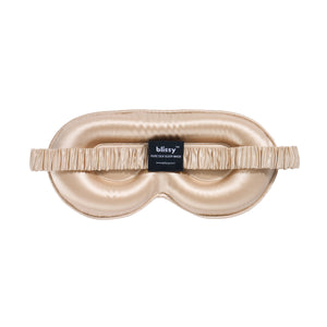 Blissy Mulberry Silk Sleep Mask – Champagne