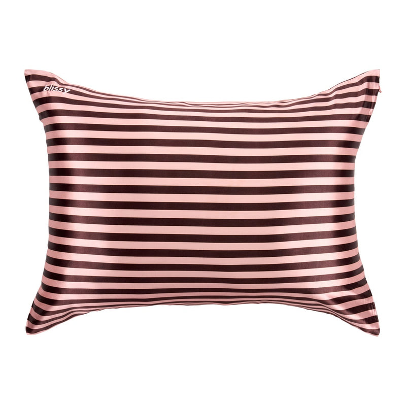 Blissy Mulberry Silk Pillowcase – Cherry Espresso Standard