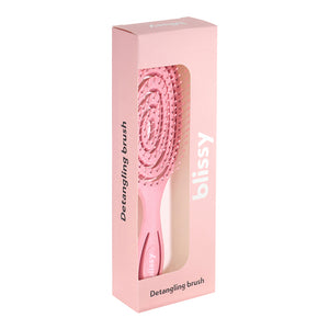 Blissy Pink Silk Blissy Detangling Brush Detail –