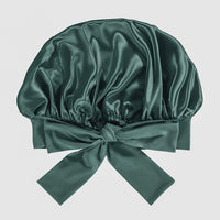 Blissy Emerald Blissy Bow Bonnet Lifestyle – Mulberry Silk