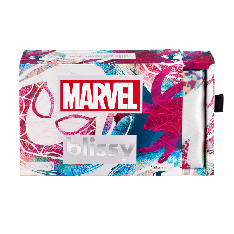 Blissy Spider-Man Silk Pillowcase Detail – King
