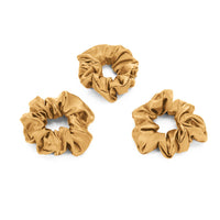 Blissy Gold Silk Blissy Scrunchies Detail –