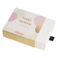 Blissy Happy Birthday Gift Sleeve Silk Blissy Detail –