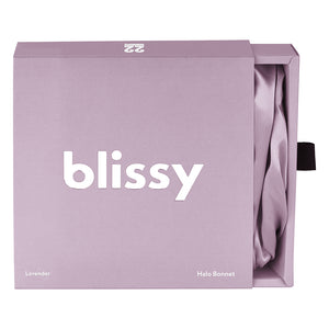 Lavender Blissy Halo Bonnet – Blissy Premium Silk