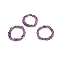Blissy Lavender Blissy Skinny Scrunchies Lifestyle – Mulberry Silk