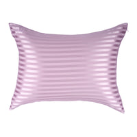 Lavender Striped Mulberry Silk Pillowcase – Blissy Standard