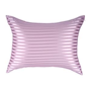 Lavender Striped Mulberry Silk Pillowcase – Blissy Standard
