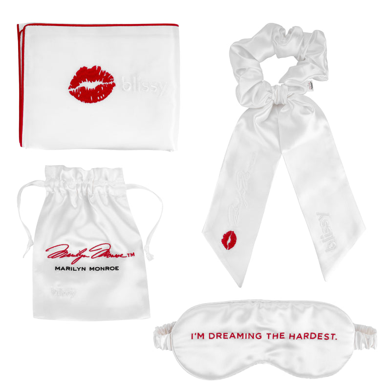 Blissy Marilyn Monroe™ Silk Blissy Dream Set Detail – King