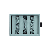 Blissy Mint Silk Blissy Skinny Scrunchies Detail –