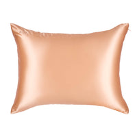Blissy King Peach Pillowcase Lifestyle – Mulberry Silk