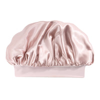 Blissy Pink Silk Blissy Halo Bonnet Detail –