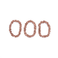 Blissy Mulberry Silk Blissy Skinny Scrunchies – Pink
