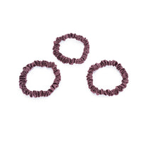 Blissy Plum Blissy Skinny Scrunchies Lifestyle – Mulberry Silk
