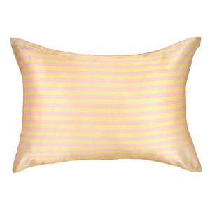 Sherbet Striped Mulberry Silk Pillowcase – Blissy King