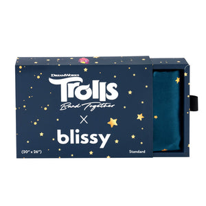 Blissy Queen Trolls Pillowcase Lifestyle – Mulberry Silk