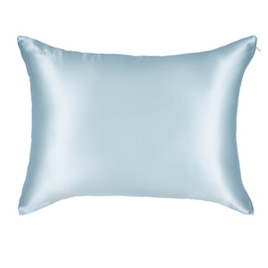 Blissy Mulberry Silk Pillowcase – Sky Blue Queen