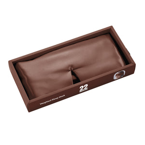 Sleep Mask - Chocolate - Weighted