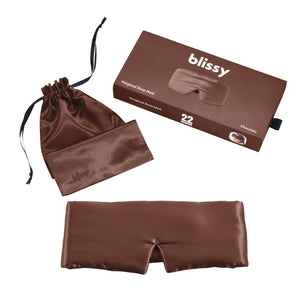 Sleep Mask - Chocolate - Weighted