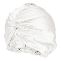 Blissy Large White Blissy Bonnet Lifestyle – Mulberry Silk