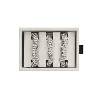 Blissy White Silk Blissy Skinny Scrunchies Detail –