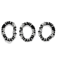 Blissy Mulberry Silk Blissy Skinny Scrunchies – Zebra
