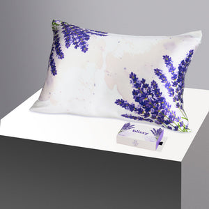Blissy Queen Zodiac Flower Pillowcase – 22 Momme Mulberry Silk, 100% Silk