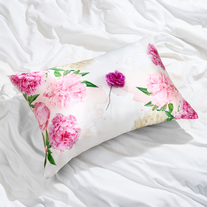 Blissy Mulberry Silk Pillowcase – Zodiac Flower Standard