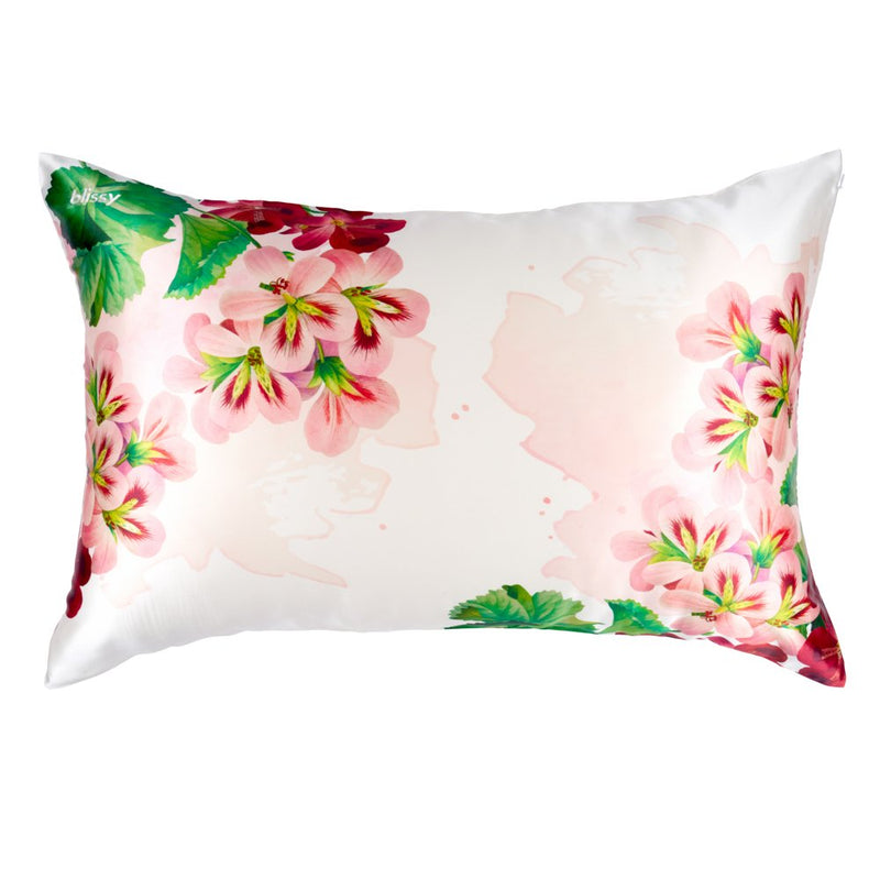 Blissy Mulberry Silk Pillowcase – Zodiac Flower Standard