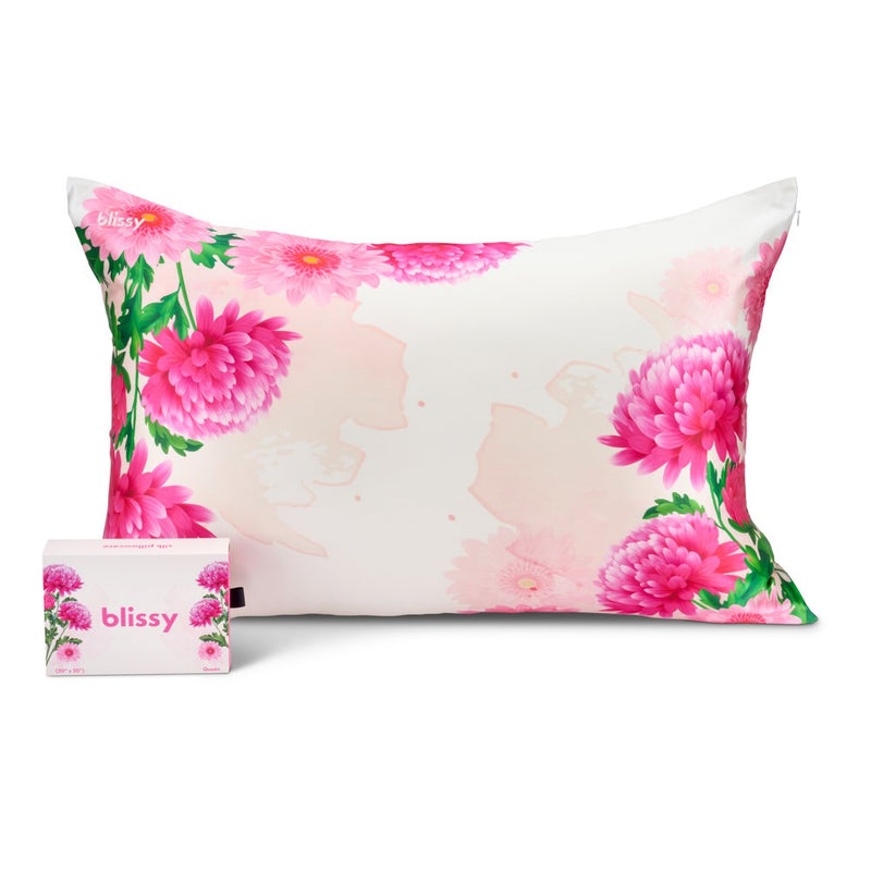 Queen Zodiac Flower Pillowcase – Blissy Premium Silk