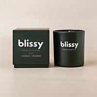 Blissy Lavender & Eucalyptus Blissy Candle Lifestyle – Mulberry Silk