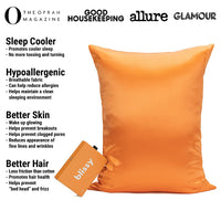 Coral Mulberry Silk Pillowcase – Blissy Queen