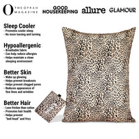 Leopard Mulberry Silk Pillowcase – Blissy Queen