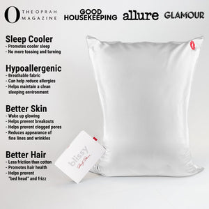 Marilyn Monroe™ Mulberry Silk Pillowcase – Blissy Queen