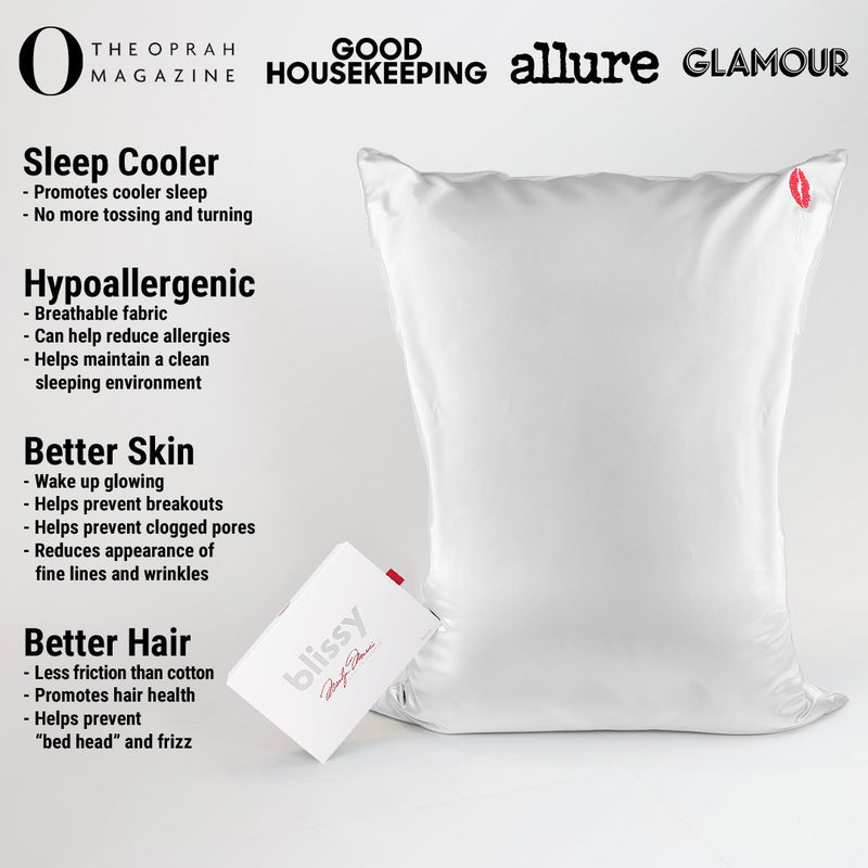 Marilyn Monroe™ Mulberry Silk Pillowcase – Blissy Queen